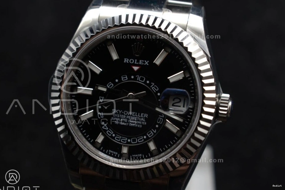 Edition Sky-Dweller Bracelet 1:1 on ZF Best SS Dial 326934 904L A2824 Black SS 1205